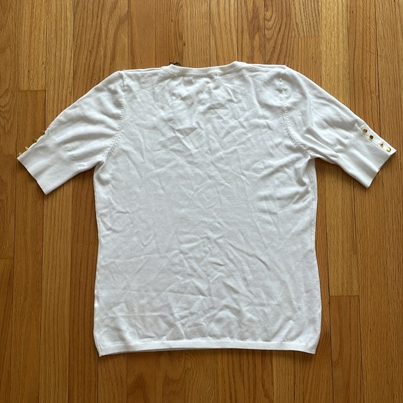 T Tahari Womens Short Sleeve Sweater Top (Brand New) - Picture 7 of 9